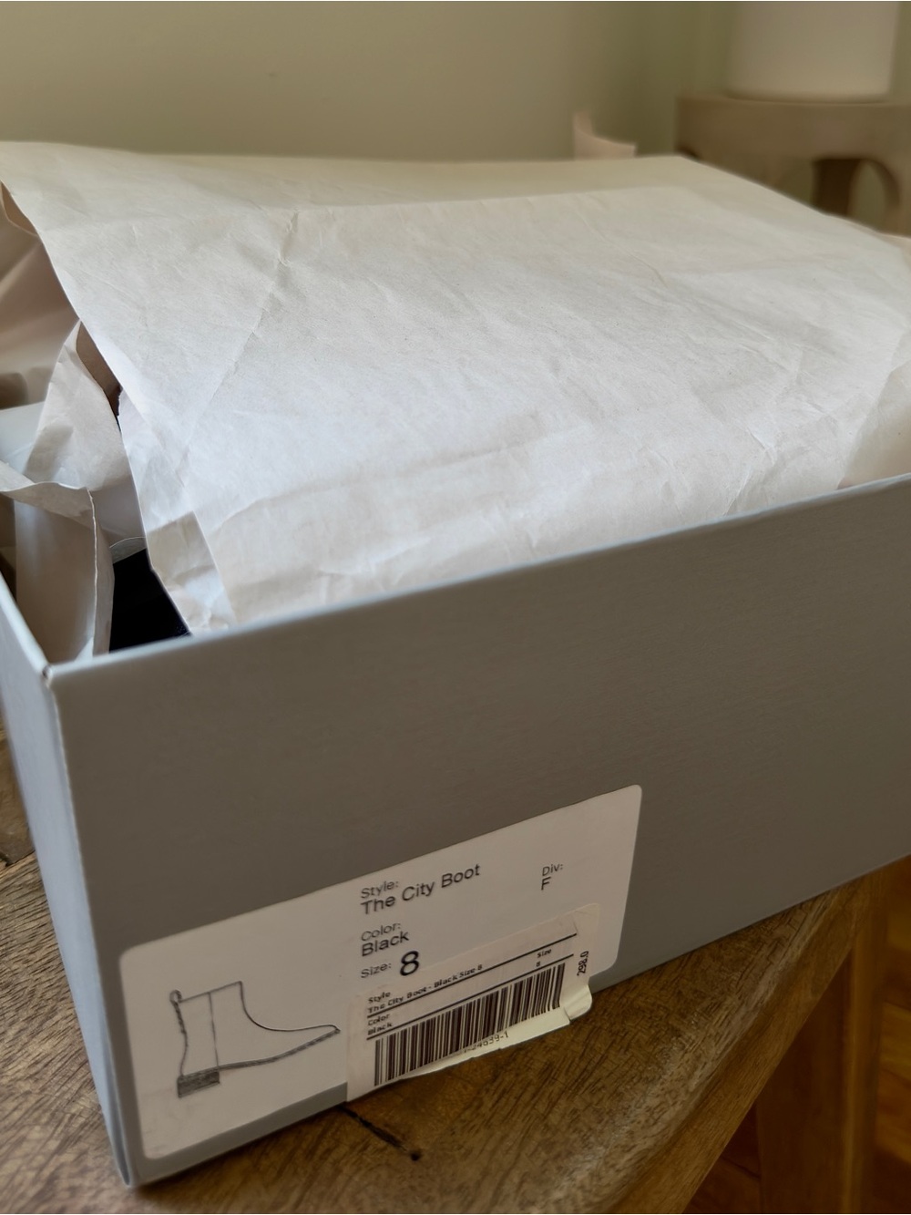 Everlane The City Boot Black Leather Women’s Size 8 - Picture 12 of 12